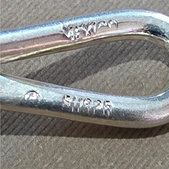 Simplistic Silver Knot Bangle - Picture 13 of 13
